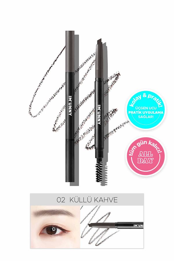 IM UNNY-Triangle Tip Soft Lift Eyebrow Pencil Designing Eye Brow 1