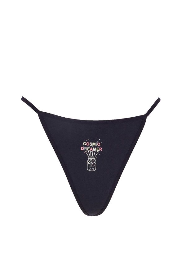 DeFacto-Fall In Love Slogan Printed String 1