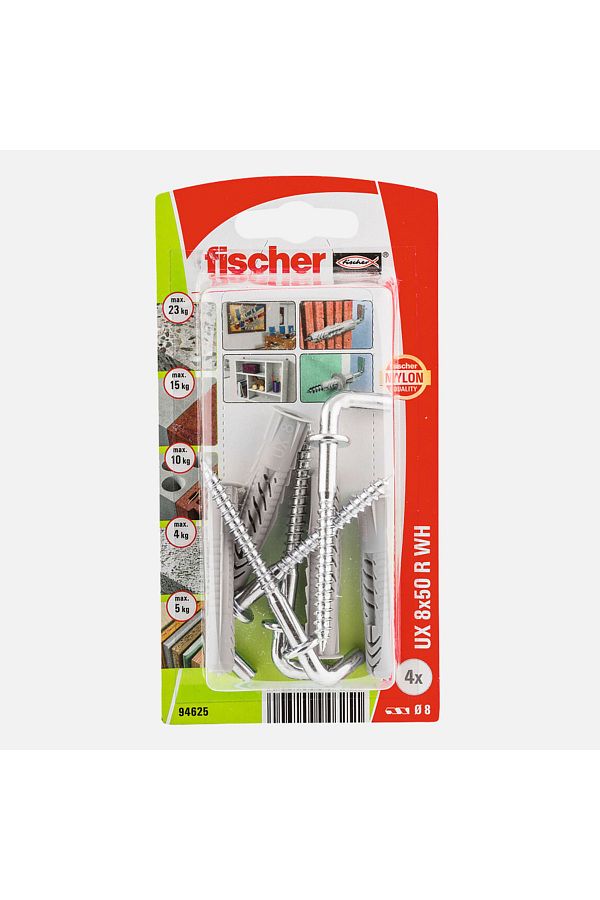 Fischer-UX 8x50 Universal - Dowel Angled Hooked 1