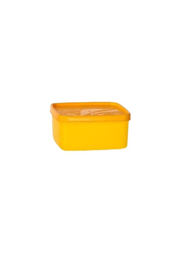IRAK PLASTİK-Alaska 650 ml Yellow Deep Freezer Storage Container - Shallow and Square Design 1