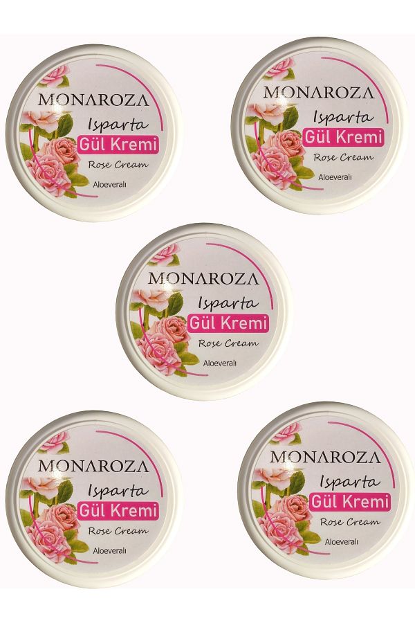 MonaRoza-40 ml Rose Extract Aleovera Unique Cream Set of 5 1