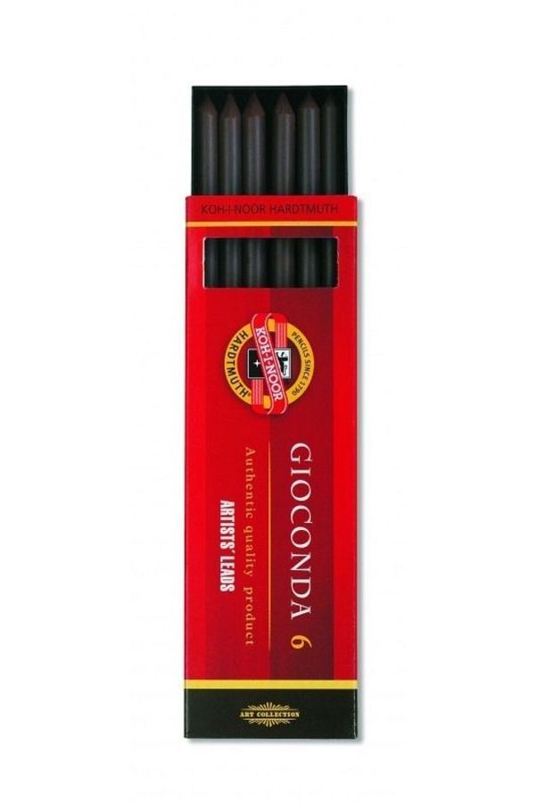 Koh-i Noor-5.6 mm Portmin Tip 6B Graphite Box of 6 1