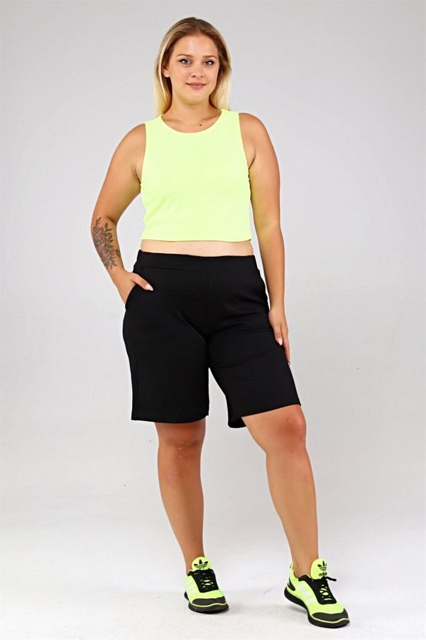 Cropped neon plus size shop