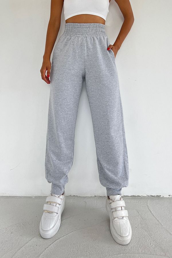 High waisted gray sweatpants new arrivals