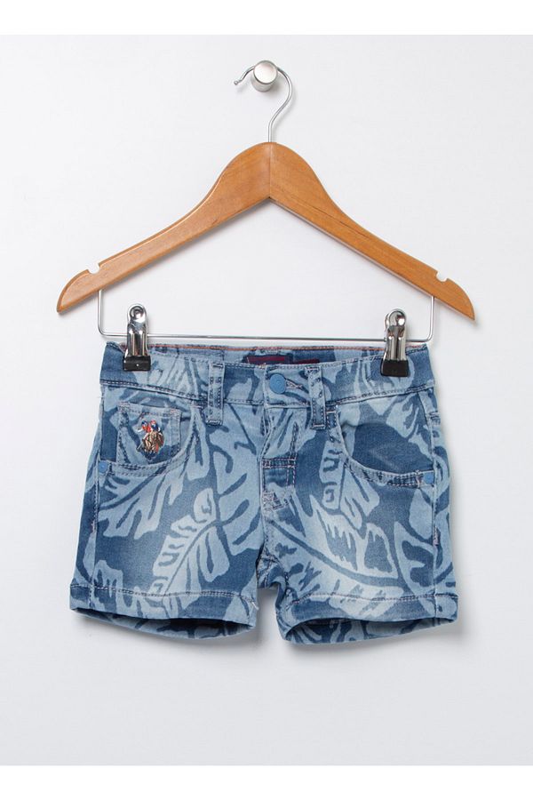 Us polo denim shorts top