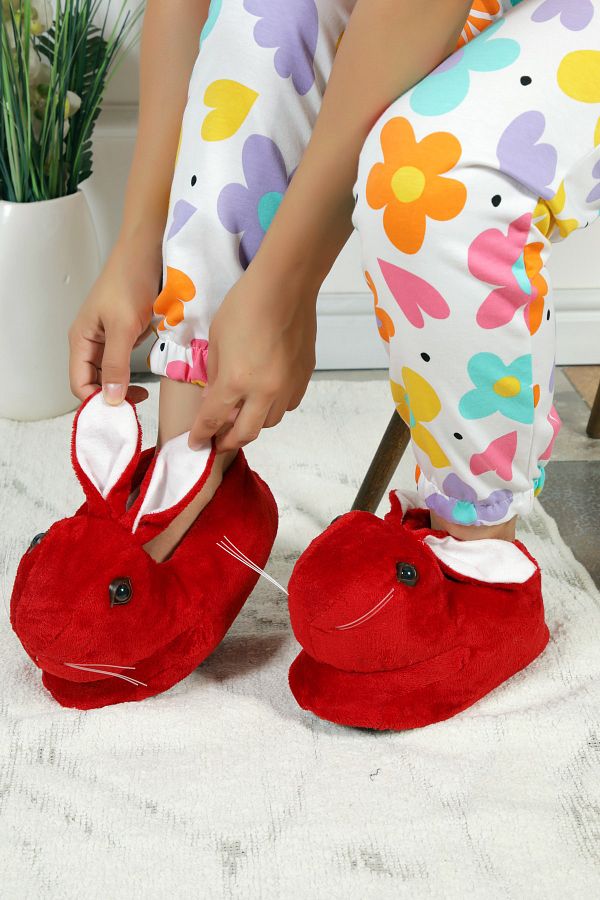 Rabbit feet slippers store