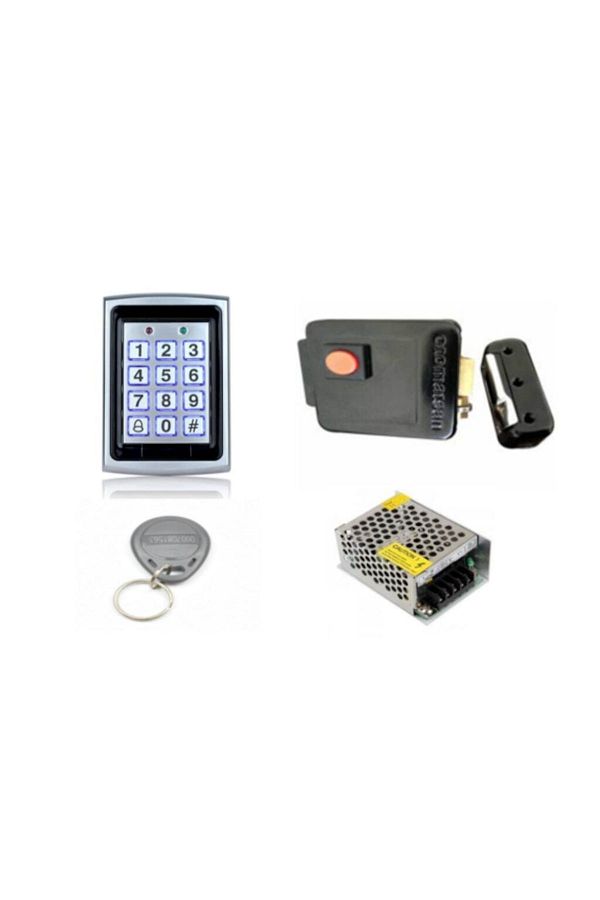 rfid-Proximity Metal Lighted Password Card Door Opening System Set 1