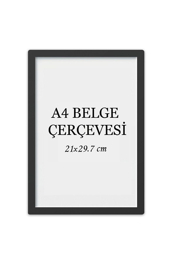 ÖZCANLAR ÇERÇEVE-Diploma Frame Document Frame Certificate Photo Frame A4 Single Empty Frame 21x30 1
