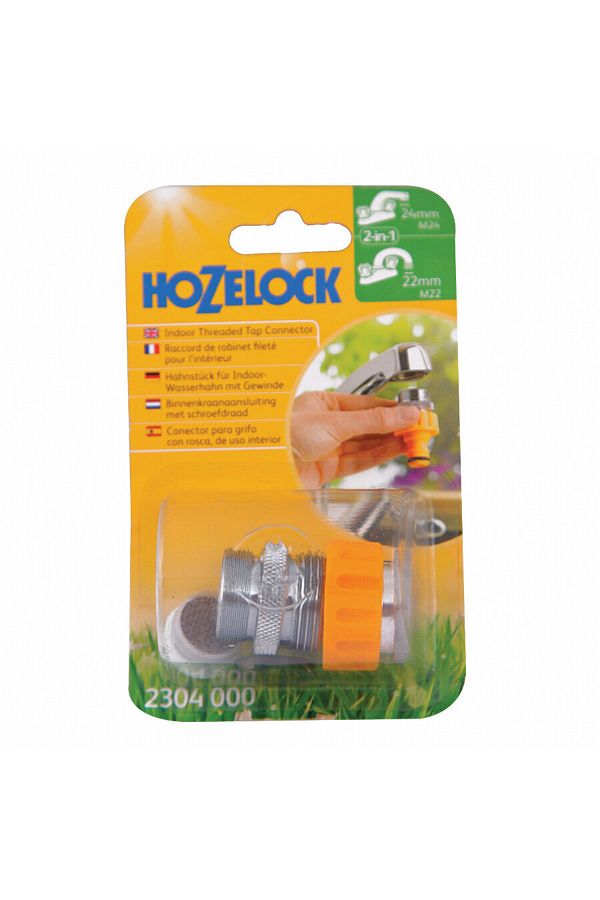 Hozelock-Indoor Faucet Adapter (for Installing Hose to Bathroom and Software Battery) 1
