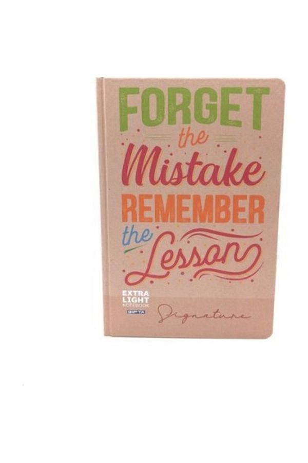 Gıpta-Signature 160 Sheets Unlined Notebook Extra Light Notebook 1