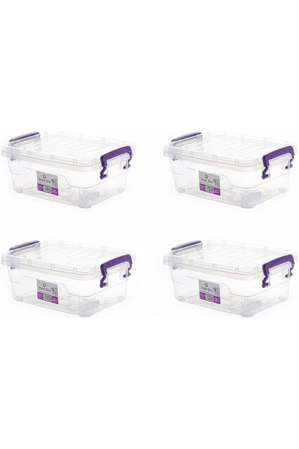 sağlam plastik-Hobby Box Horizontal Storage Container Set of 4 (4x2 Lt) 1