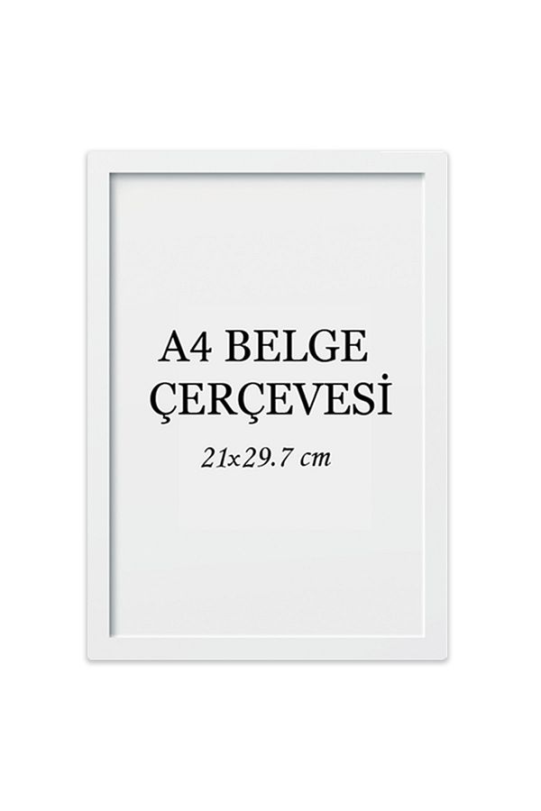 ÖZCANLAR ÇERÇEVE-Diploma Frame Document Frame Certificate Photo Frame A4 Single Empty Frame 21x29.7-21x30 1