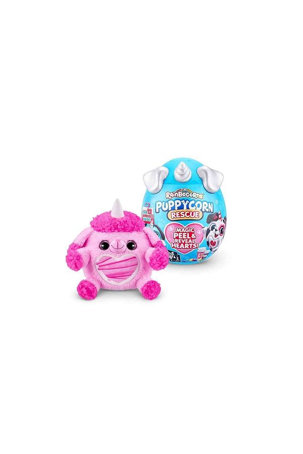 Rainbocorn white horn pink heart best sale