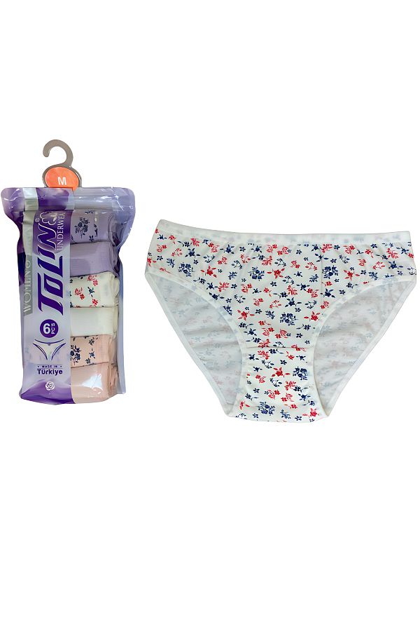 TOLIN-Set of 6 Mix Color Panties and Netting Towels - 2246150 1