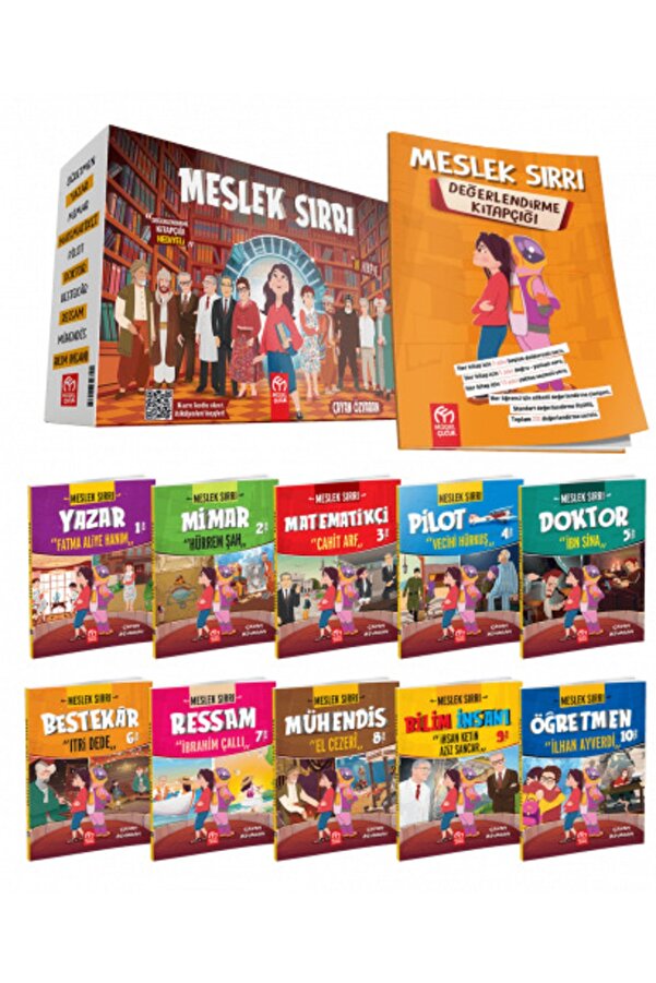 Genel Markalar Meslek Sırrı Hikaye Serisi (10 Kitap) / Çayan Özvaran / Model Eğitim Yayıncılık / 9786257346320