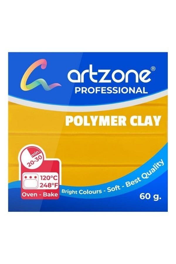 Rich-Artzone Soft Polymer Clay 14243 ذهبي 60 جرام 1