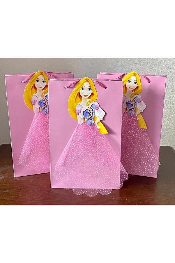 Okarttasarım Rapunzel Karton Çanta (5 Adet)