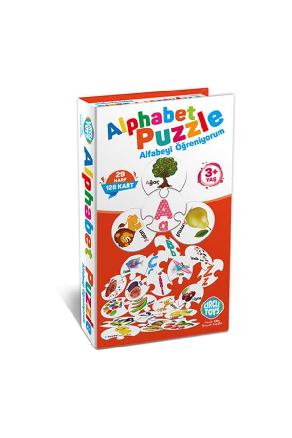 Circle Toys Alphabet Puzzle Eğitici Alfabe Zeka Kartları Alphabet Puzzle Eğitici Alfabe