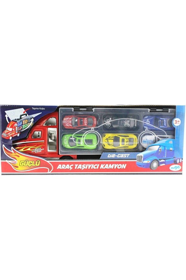 Mega Taşınabilir Die Cast Metal Araçlı Kamyon