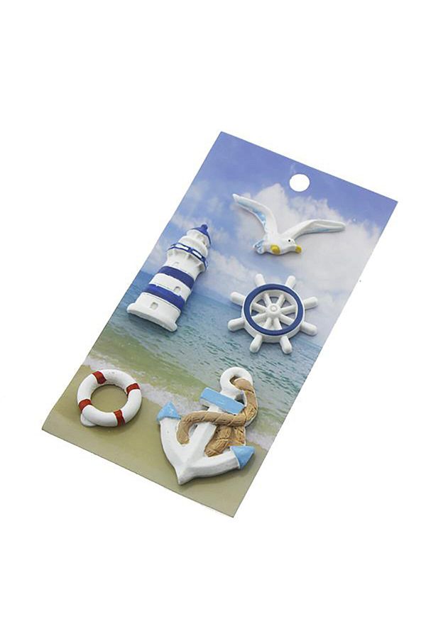 mutlu adım-Mixed Nautical Figurines with Lighthouse 1