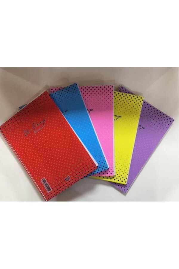 Umut-U-deep 120 Sheets Checkered A4 Plastic Cover Spiral Notebook 1