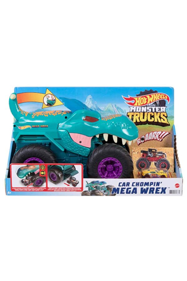 Mattel L Oyuncak Hot Wheels Monster Trucks Araba Yiyen Mega Wrex Gyl13