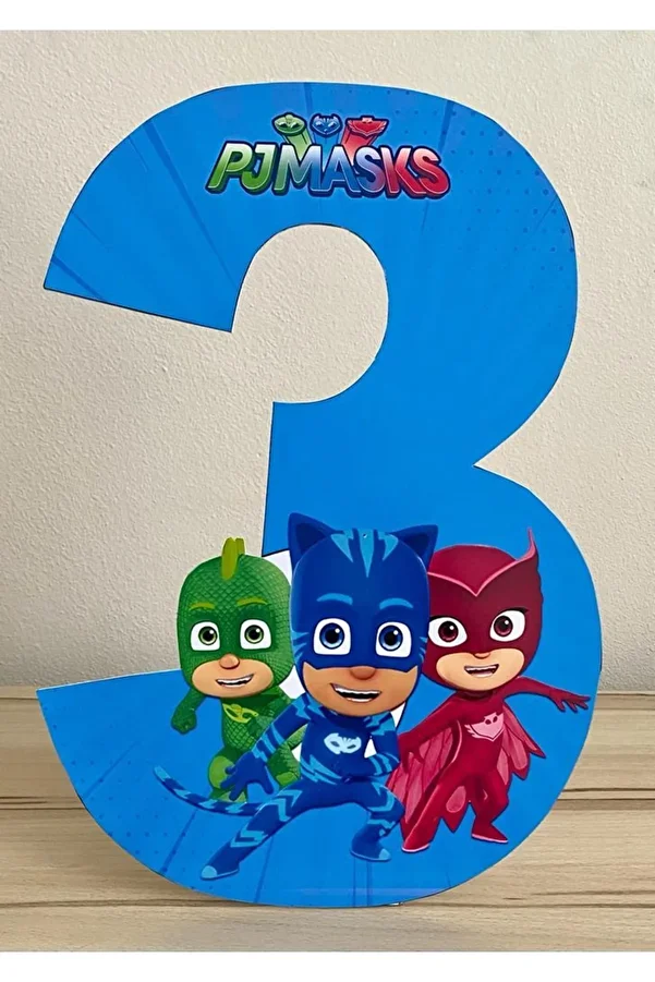 Okarttasarım-Pijamask (pj Masks) "3" Desktop Standing Board 1