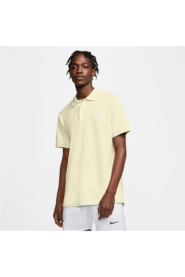 Yellow nike clearance polo shirt