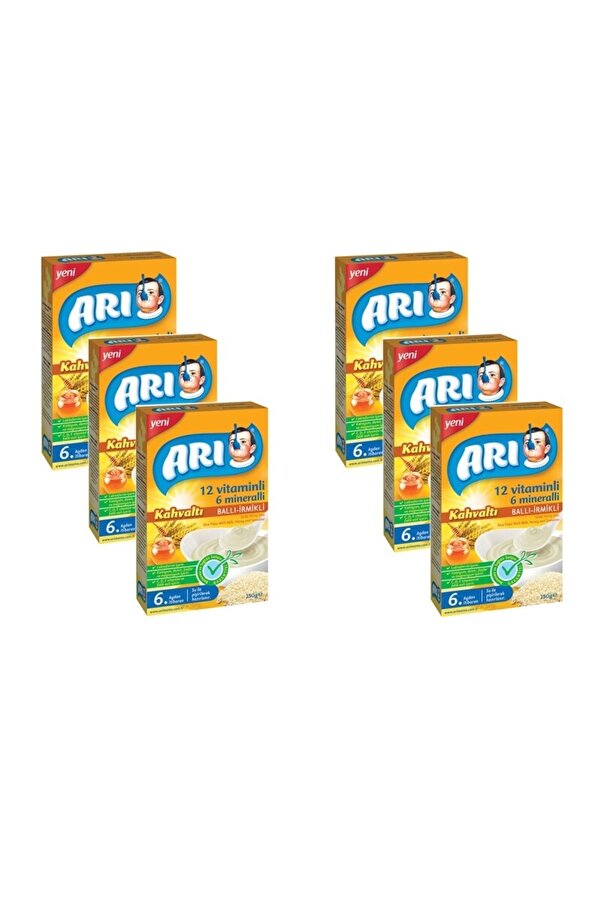 ARI Mama Ballı Irmikli 250gr 6 Lı Paket ( 6x250gr )
