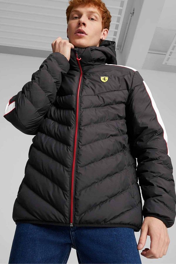 Puma Ferrari Men s Coat Men s Coat 535825 01 Black Trendyol