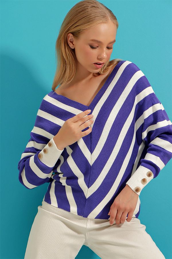 Alc striped sweater hotsell