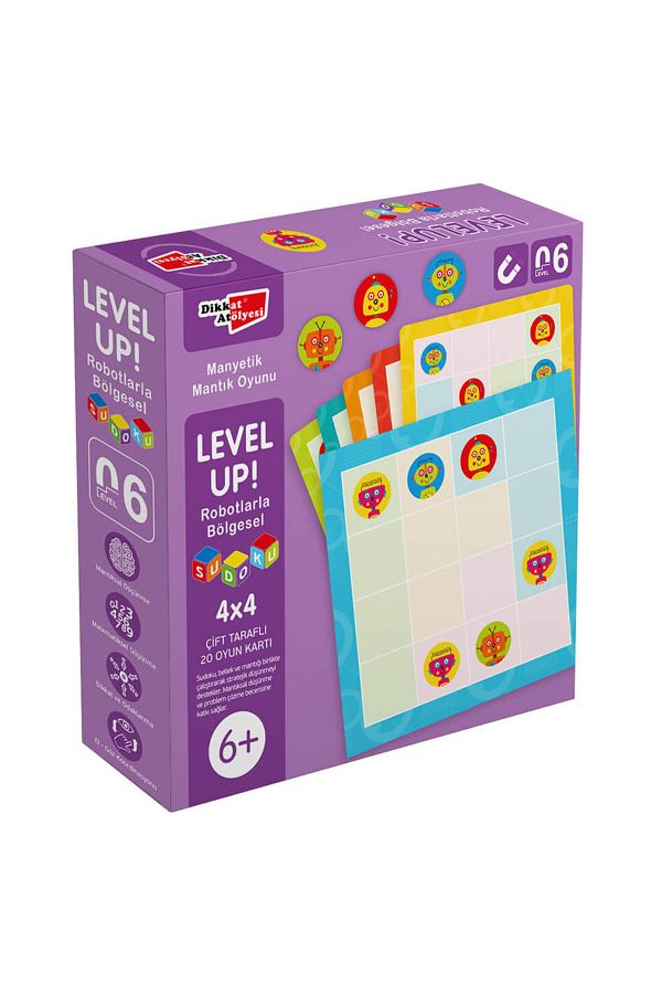 dikkat atölyesi-Broadcasts Level Up!6 - Regional Sudoku with Robots 1