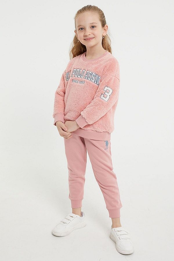 Pink polo sweatsuit set hotsell
