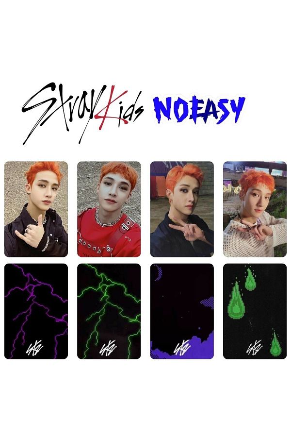 Stray kids Bang chan NOEASY NOISY Official Photo card PC