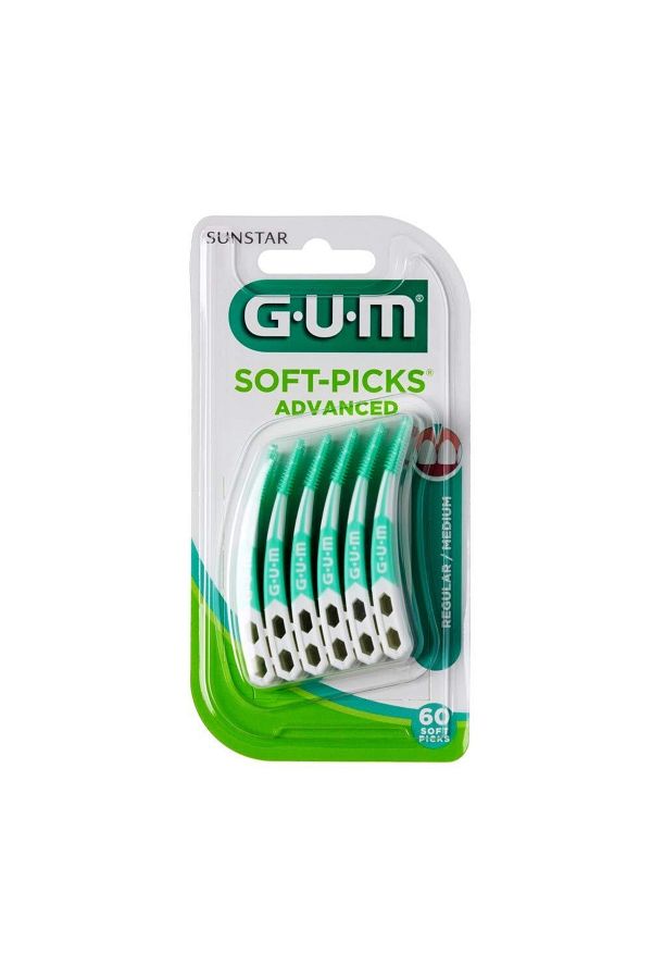 GUM-Soft Picks Advanced Interface Brush Toothpick 60 1