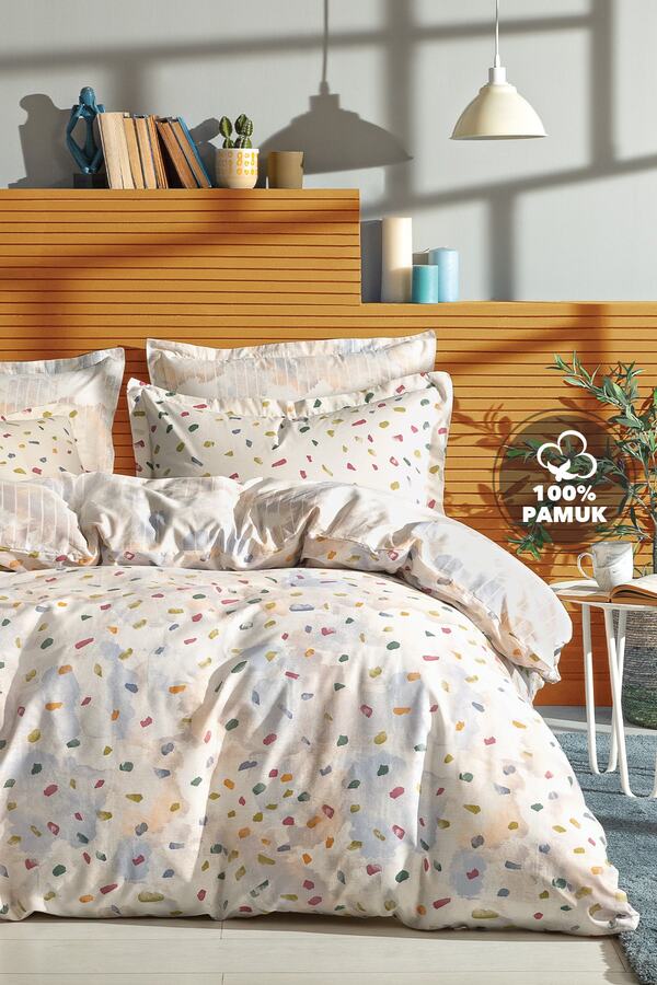 Yataş Nimbus Çift Kişilik Ranforce Nevresim Takımı - Lila