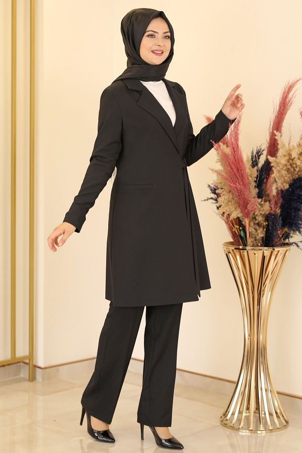 Fashion Showcase-Set Dublu Sofia Negru - Design - Fsc2154 1