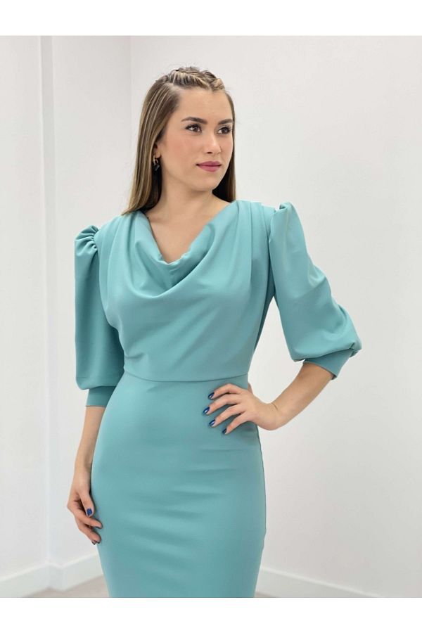 Mint green pencil dress shop