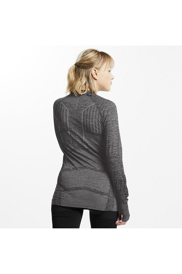 Decathlon Kipsta Adult Long Sleeve Thermal Underwear Variegated Gray Keepdry 500 Trendyol