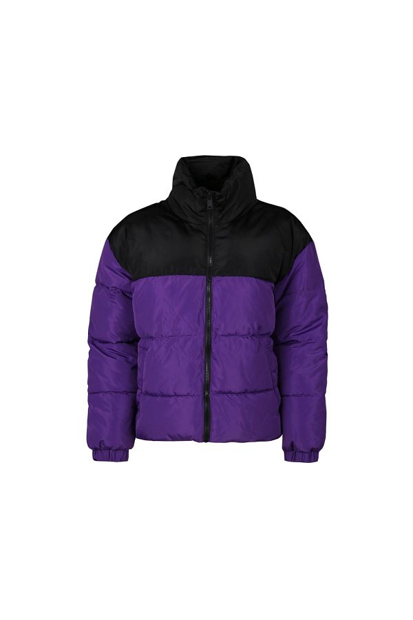 ONLY-Palton zilnic pentru femei Onlbecca Short Puffer Cc 15261201 -negru violet 1
