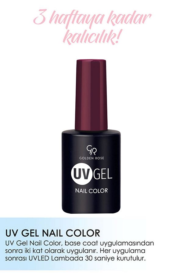 Golden Rose-Uvgel Nail Color - Nail Polish 130 Model Permanent 1