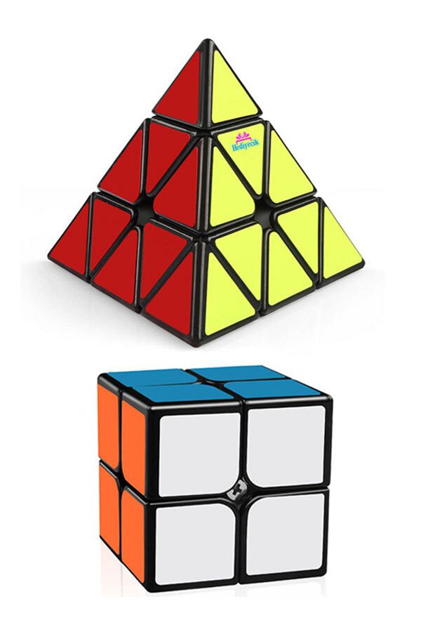 hediyecik-Speed Intelligence Cube Set - Pyraminx, 2X2 Intelligence Cube and Rubik Cube 1