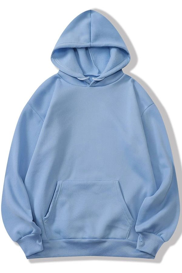 Plain light blue sweatshirt discount