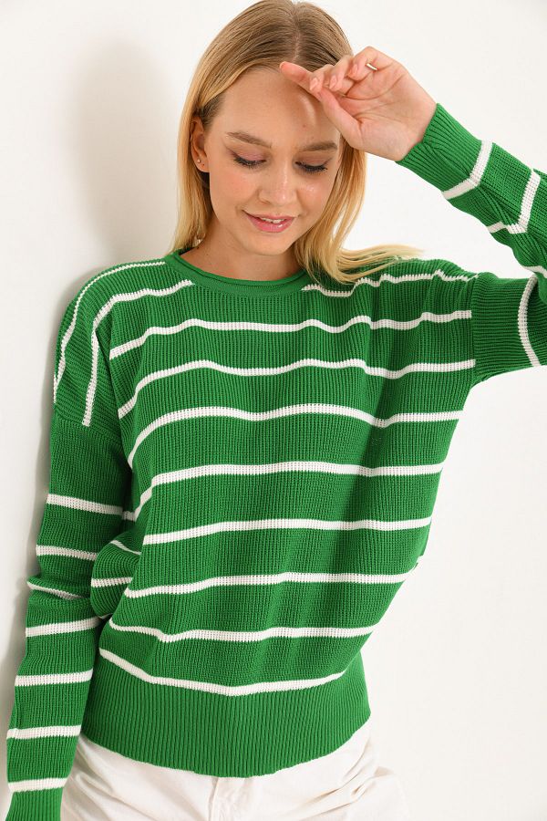 Volt green sweater top