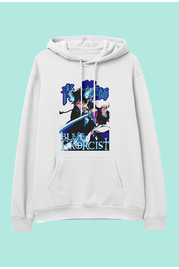 Blue exorcist hoodie outlet