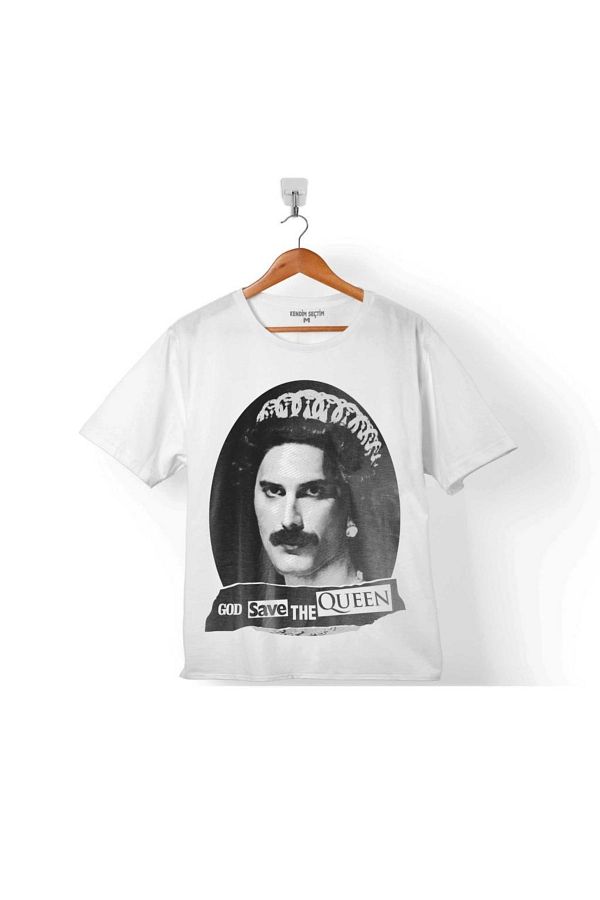 Kendim Sectim God Save The Queen Freddie Mercury Kids T Shirt Trendyol