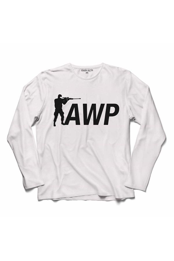 Kendim Seçtim-Cs Go Awp Team Counter Strike Source Long Sleeve T-Shirt 1