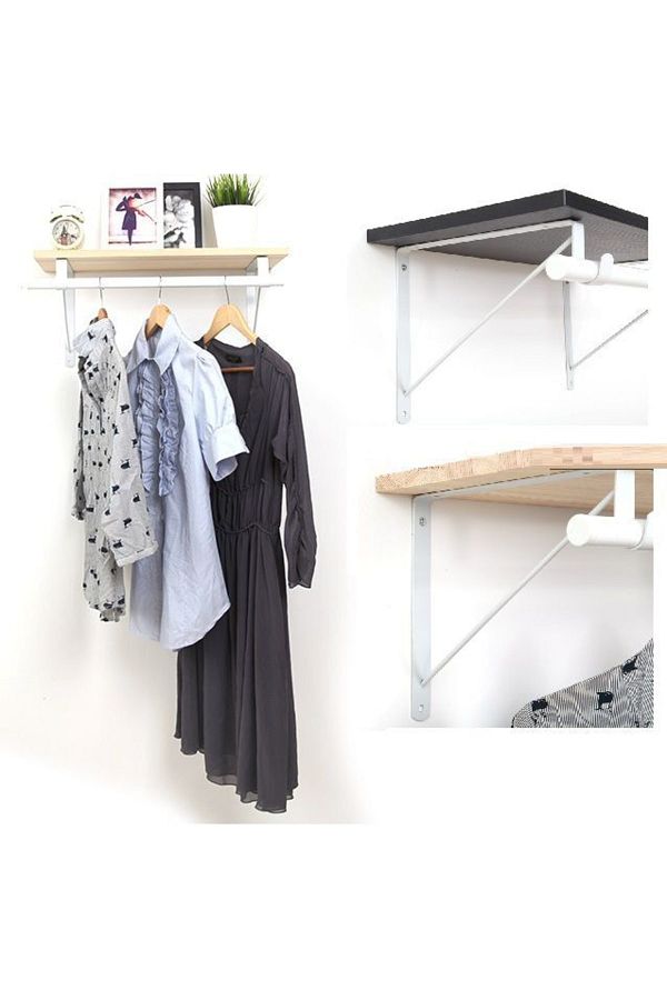 Depolife Wall Shelf Fortmanto Coat Rack Clothes Hanging Shelf Hanging Shelf For Bookshelf Trendyol