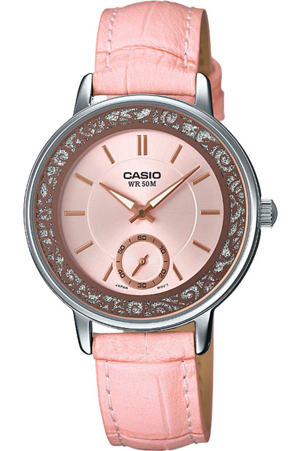 Casio-ساعة يد نسائية LTP-E408L-4AVDF 1