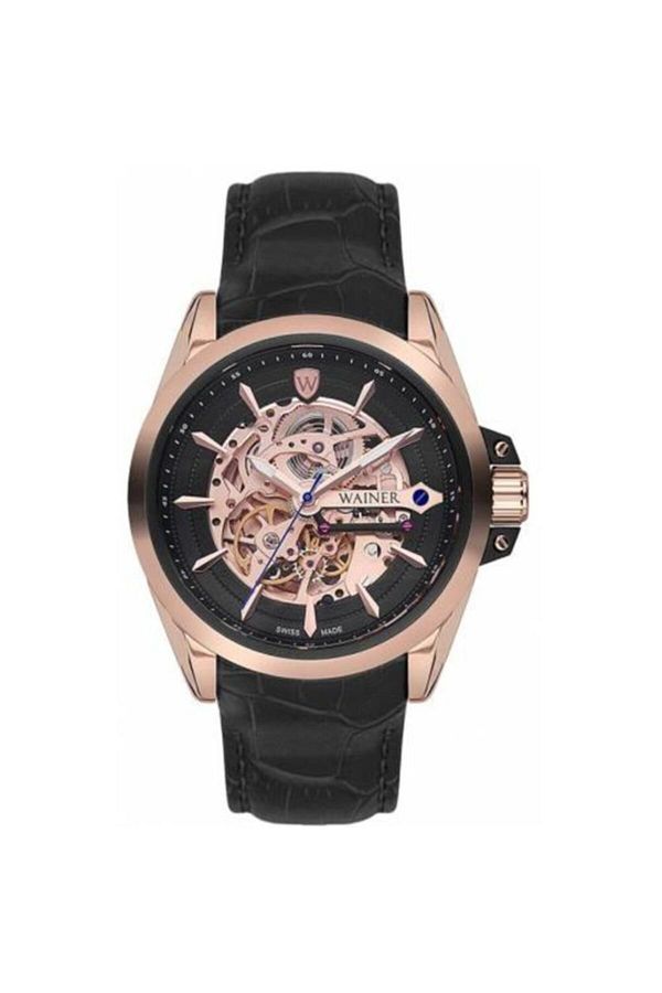 Wainer-Men's Automatic Wrist Watch - Wa.25677-B 1